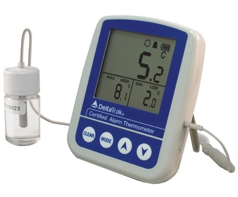 Porcelana DeltaTrak 12238 Termómetro de alarma de mínimo máximo certificado proveedor