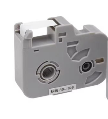 Porcelana Cintas de etiqueta blanca RS-102B para la máquina de letras electrónicas BIOVIN, impresora de identificación por cable, marcador de alambre S680 S750 S800 S900 proveedor