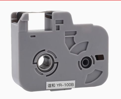 Porcelana cinta de etiqueta negra para la máquina de letras electrónicas YR-100B, impresora de identificación por cable, marcador de alambre proveedor