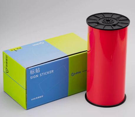 Porcelana Red Print label tape Sticker SR-DW-220R 22cm*20m Sign Sticker Wide Format Logo proveedor