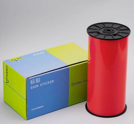Porcelana Red Print label tape  BLK-260R 260mmx19m Sign Sticker Wide Format Logo proveedor