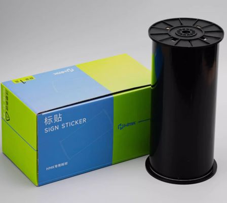 Porcelana Black Print label tape BLK-260B 260mmx19m Sign Sticker Wide Format Logo proveedor