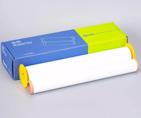 Porcelana White Print label tape SR-305W 29cm*50m Sign Sticker Wide Format Logo proveedor