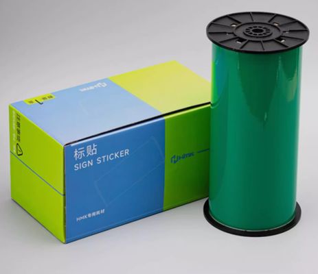 Porcelana Green Print label tape SR-DW-220G 22cm*20m Sign Sticker Wide Format Logo proveedor
