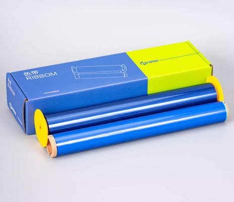 Porcelana Blue Print label tape HMK HLB-300BL 29cm*100m Sign Sticker Wide Format Logo proveedor