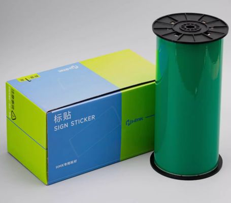 Porcelana Green Print label tape 250mmx19m Sign Sticker Wide Format Logo proveedor