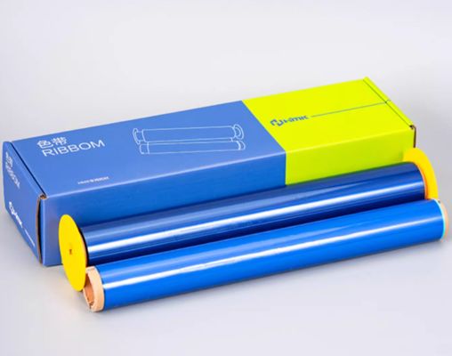 Porcelana Cinta de etiqueta Blue Print HMK 265mm*76m Sign Sticker para impresora de tubos de logotipo de formato ancho proveedor