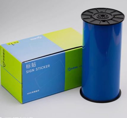 Porcelana Blue Print label tape HMK WYRB-260BL 26.5cm*20m Sign Sticker Wide Format Logo proveedor