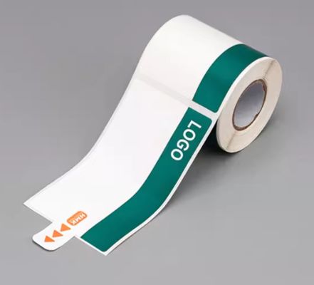 Porcelana HMKGE50-90B-150(427)/H White heat transfer printing label tape sticker 50mmx90mm proveedor
