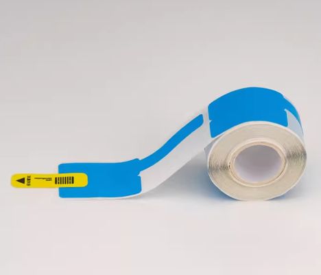 Porcelana Blue Print label tape HMK GE-16BL 26mm*79mm Sign Sticker Wide Format Logo Tube printer proveedor