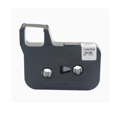 Porcelana LM-609B white 9mm label tape cassette for L-MARK Electronic Lettering Machine tube printer proveedor