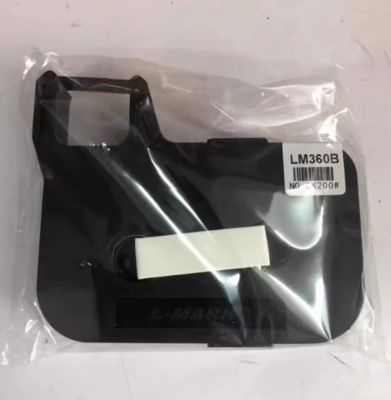 Porcelana M-360B Black label tape cassette for L-MARK Electronic Lettering Machine tube printer proveedor