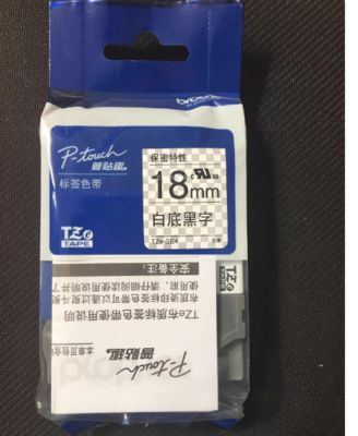 Porcelana 18mm P-Touch Black on yellow label tape cassette TZe-241 for Brother Electronic Lettering Machine tube printer proveedor
