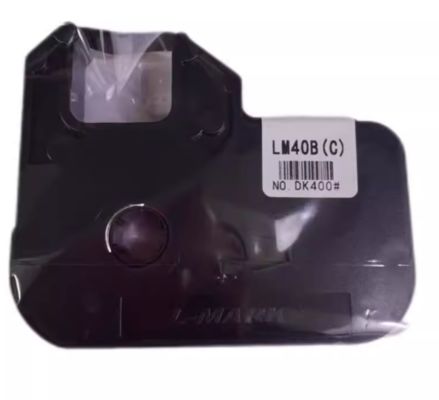 Porcelana LM-40B LM40B black label tape cassette for L-mark LK Electronic Lettering Machine proveedor