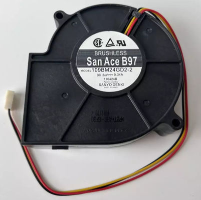 Fan de Fuji (los 9.7x9.3x9.3cm) 24V/0.34A F607 119C1058389 119C1058389C para el minilab de la frontera 550/570/LP 5500/5700 proveedor