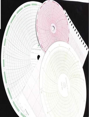 Papel de gráfico 500P1225-107 para el fuloscopio ABB ERC Serie 12  circular de 24 horas de registro de papel proveedor