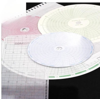 Papel gráfico C6282-168 para Sanyo Freezer 152 mm papel circular de registro proveedor