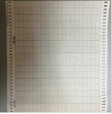 Papel gráfico GD200103 para el registro de CHESSELL/EUROTHERM con papel Z-FOLD de 270 mm*16 M proveedor