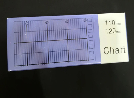 Papel gráfico GD200190 para el papel de registro CHESSELL/EUROTHERM 120mm*16M Z-FOLD proveedor