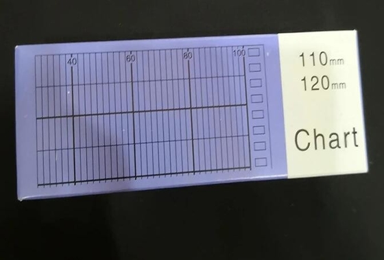 Papel de gráfico 1022801-100 para el papel de registro CHESSELL/EUROTHERM 120mm*16M Z-FOLD proveedor