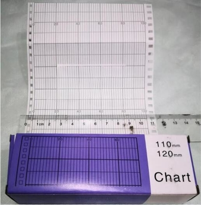 Papel de gráfico 1022801-100 para el papel de registro CHESSELL/EUROTHERM 120mm*16M Z-FOLD proveedor