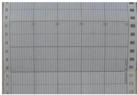 YOKOGAWA UR10000 436106 grabador Z-FOLD CHART PAPER B9565AW rango original0-100 proveedor