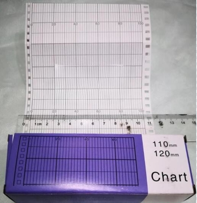 Papel de gráfico 20001Z para el papel de registro CHESSELL/EUROTHERM 120mm*16M Z-FOLD proveedor