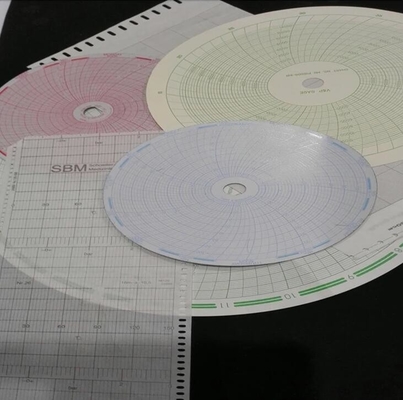 Papel gráfico W120-20-6 para COBEX 24 horas 6 pulgadas 152 mm papel circular de registro proveedor