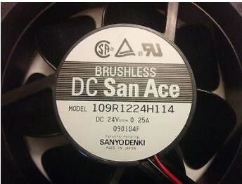 SANYO DENKY DC SAN ACE DC 24V 0.25A 109R1224H114 MINILAB SIN CEPILLO FUJI proveedor