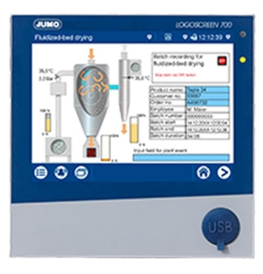 JUMO LOGOSCREEN706521 pantalla táctil grabador sin papel proveedor