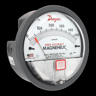 DWYER serie 2-5000 Minihelic II Medidor de presión diferencial tipo puntero Medidor de presión diferencial proveedor