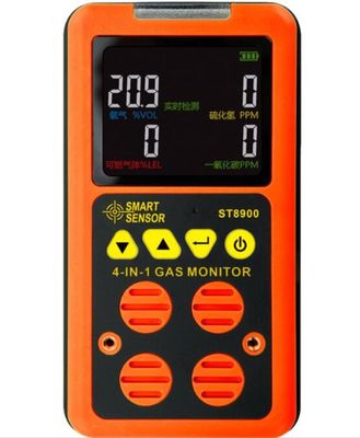 Sensor inteligente ST8900 - Detector de gas portátil 4 en 1 con detector de gas O2 H2S CO LEL con STEL/TWA proveedor