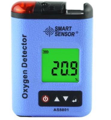 Sensor inteligente AS8801 Detector de gas de oxígeno 0 ~ 30% VOL Ubicación de la fuga de oxígeno Determinación de la concentración digital de O2Monitor proveedor