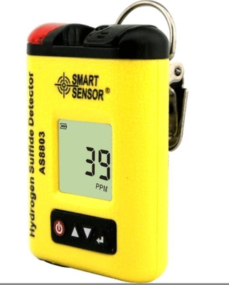 Sensor inteligente Mini portátil con clipe en el monitoreo digital de sulfuro de hidrógeno H2S detector de concentración de gas prueba H2S GasDetector proveedor