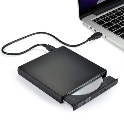 USB 2.0 portátil portátil delgado de la unidad óptica caja CD / DVD-RW DVD ROM Combinado quemador proveedor