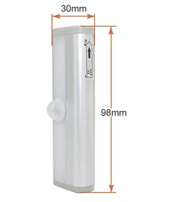 6 LED PIR Sensor de movimiento Luz nocturna de interior LED con batería para el dormitorio proveedor
