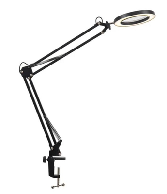 Cuidado de los ojos Lámpara de aprendizaje de lectura LED Largo brazo de vidrio de mesa Clip luz amplificador proveedor