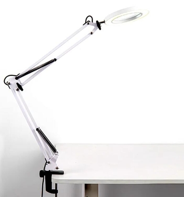 Cuidado de los ojos Lámpara de aprendizaje de lectura LED Largo brazo de vidrio de mesa Clip luz amplificador proveedor