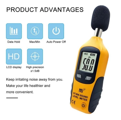 HTI HT-80A Mini medidor de nivel de sonido proveedor
