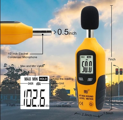 HTI HT-80A Mini medidor de nivel de sonido proveedor