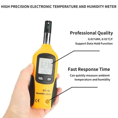 HTI HT-86 Hygrómetro y medidor de temperatura digital portátil 2 en 1 en interiores y exteriores proveedor