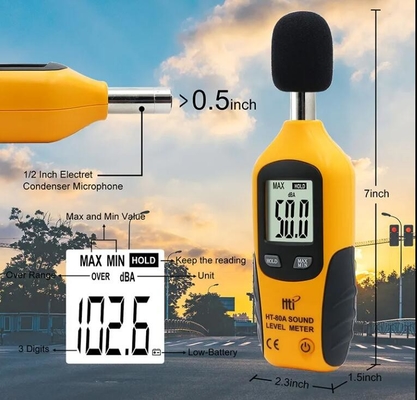 HTI HT-80A Mini medidor de nivel de sonido proveedor