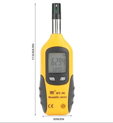 HTI HT-86 Hygrómetro y medidor de temperatura digital portátil 2 en 1 en interiores y exteriores proveedor
