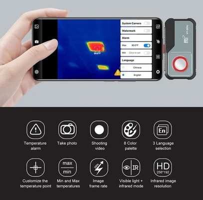 HTI HT-203U Teléfono móvil de imágenes térmicas (256x192) proveedor