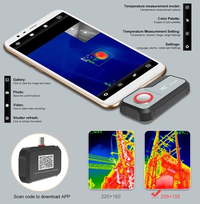 HTI HT-203U Teléfono móvil de imágenes térmicas (256x192) proveedor