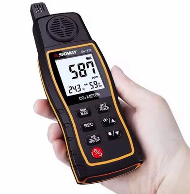 SW-723 Analisador digital de CO2 3 en 1 Detector de gases de dióxido de carbono Sensor PPM profesional para uso doméstico industrial proveedor