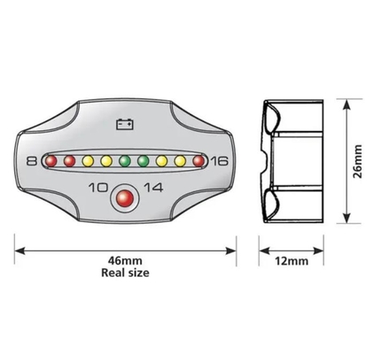12-24V Universal Batería de plomo-ácido Ventilador de voltaje de la electricidad proveedor