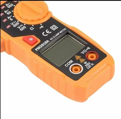 Medidor de pico PM2018A Rango automático portátil Medidor de abrazadera digital AC 600 AC DC Medidor de tensión 20MOhm NCV Detección de abrazadera proveedor