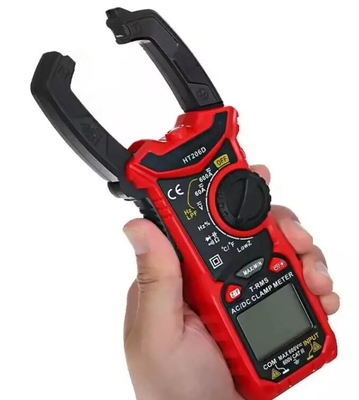 HABOTEST/MAYILON HT206D Medidor digital de abrazaderas de corriente alterna y tensión, probador de resistencia a la corriente proveedor