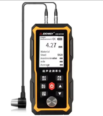SW-6510S Medidor de espesor ultrasónico para metales, plásticos, vidrio y cerámica, rango de 1,0 a 300 mm proveedor